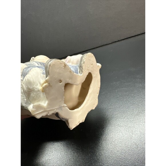 Christmas Hand Painted Atlantic Mold Ceramic Santa W Farm Animals 10" - Picture 7 of 8